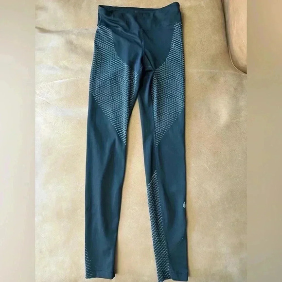 Women’s Nike Zonal Strength Tights Black And Gray Size Small 25.5” Inseam - Picture 2 of 11